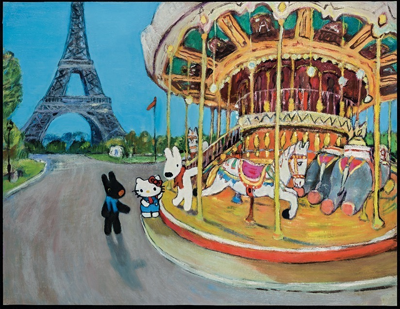 サンリオ「ハローキティ」×リサとガスパール、“パリ”が舞台のトートバッグやiPhoneケース｜写真15