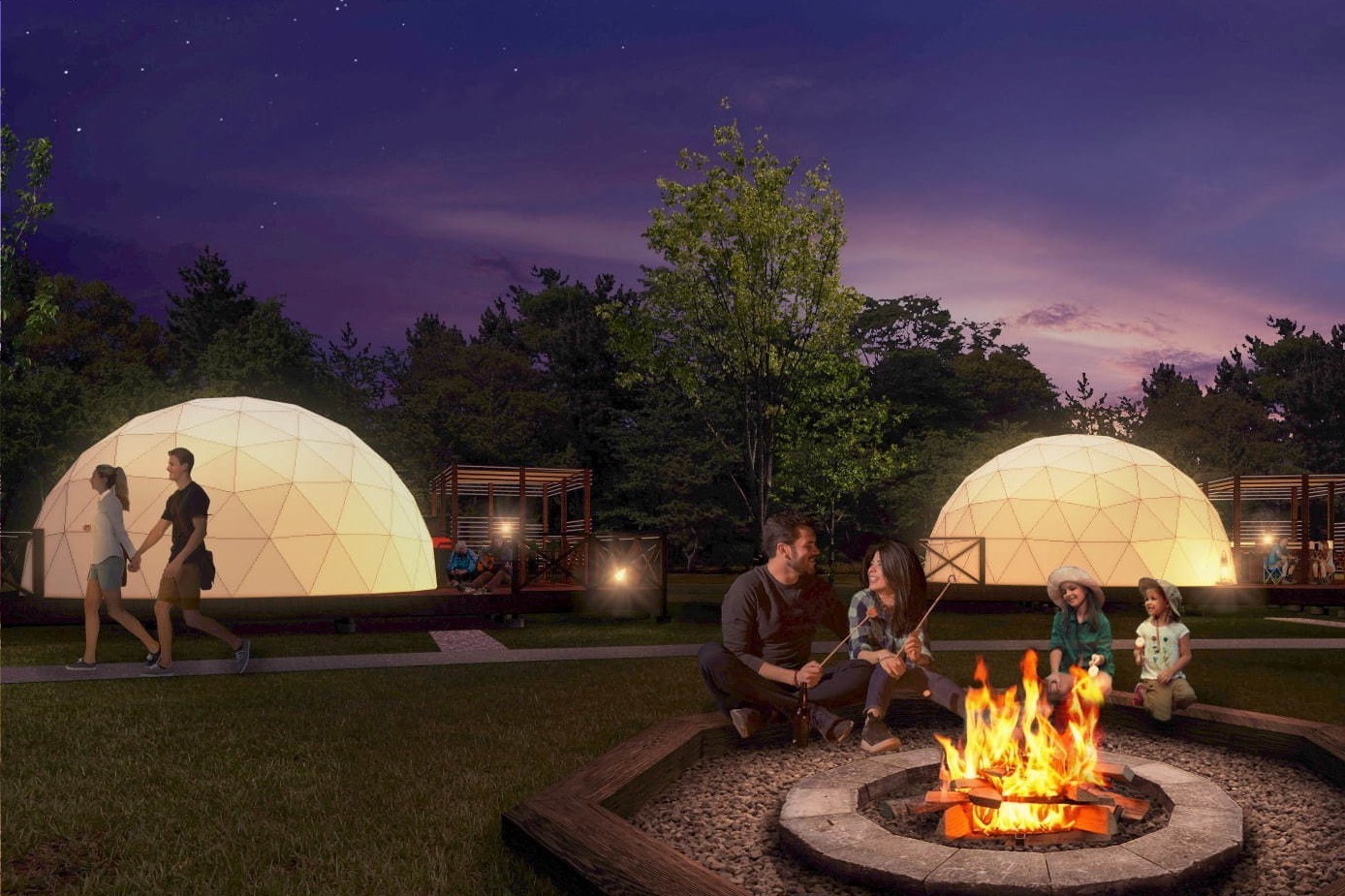 「伊勢志摩グランピング グランドーム伊勢賢島」