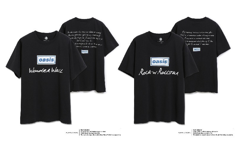 アダム エ ロペ×オアシス別注Tシャツ新作、公式で"世界初"歌詞プリント再び｜写真3