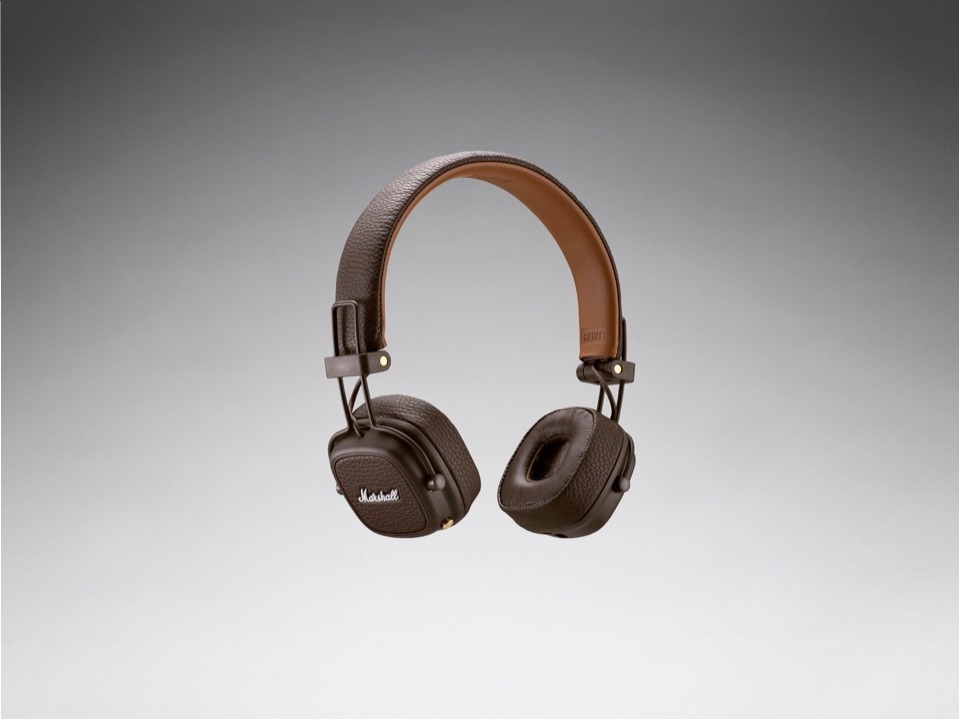マーシャルよりBluetooth＆有線ヘッドホン「メジャーⅢ」新色ブラウン 