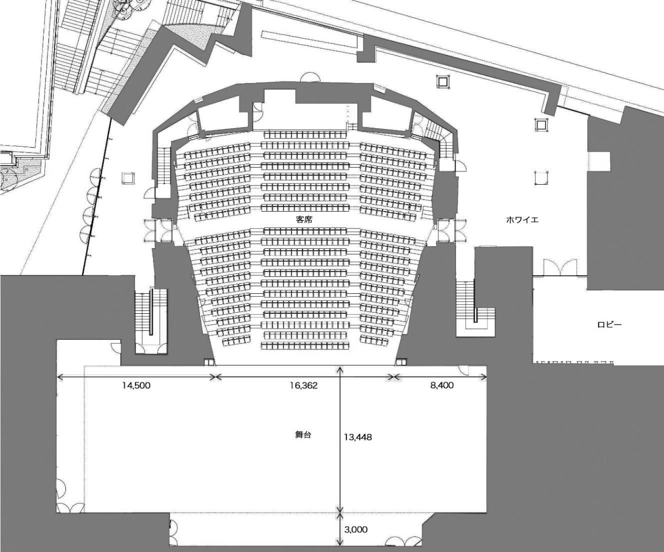 渋谷「パルコ劇場」客席数約1.5倍、オールS席のプレミアムシアターに生まれ変わる｜写真7