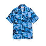 アロハブロッサム×千代の富士のアロハシャツ＆ワンピース、第58代横綱の写真を手染めで再現｜写真3