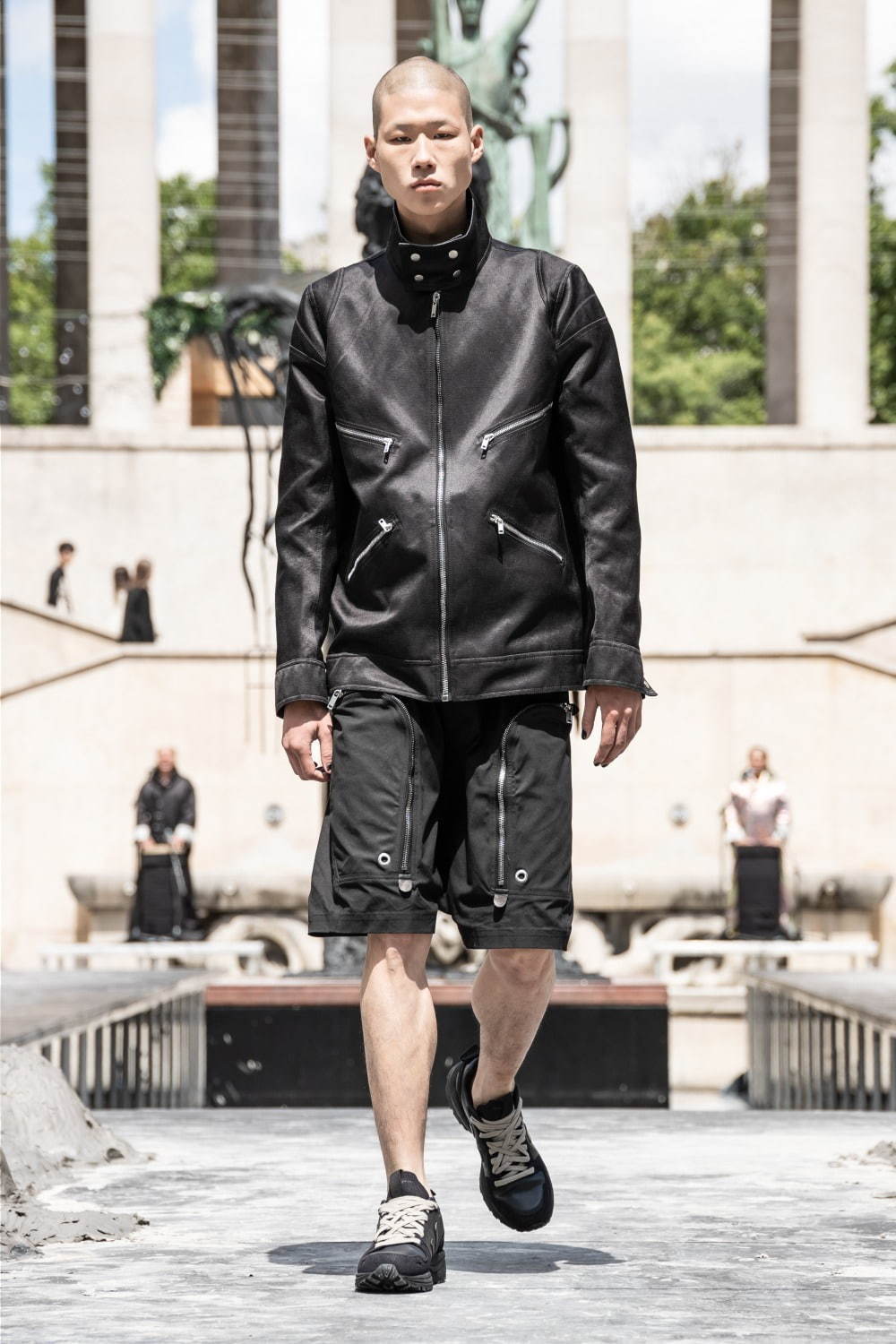 rick owens ムートン　ライダース　ジャケット