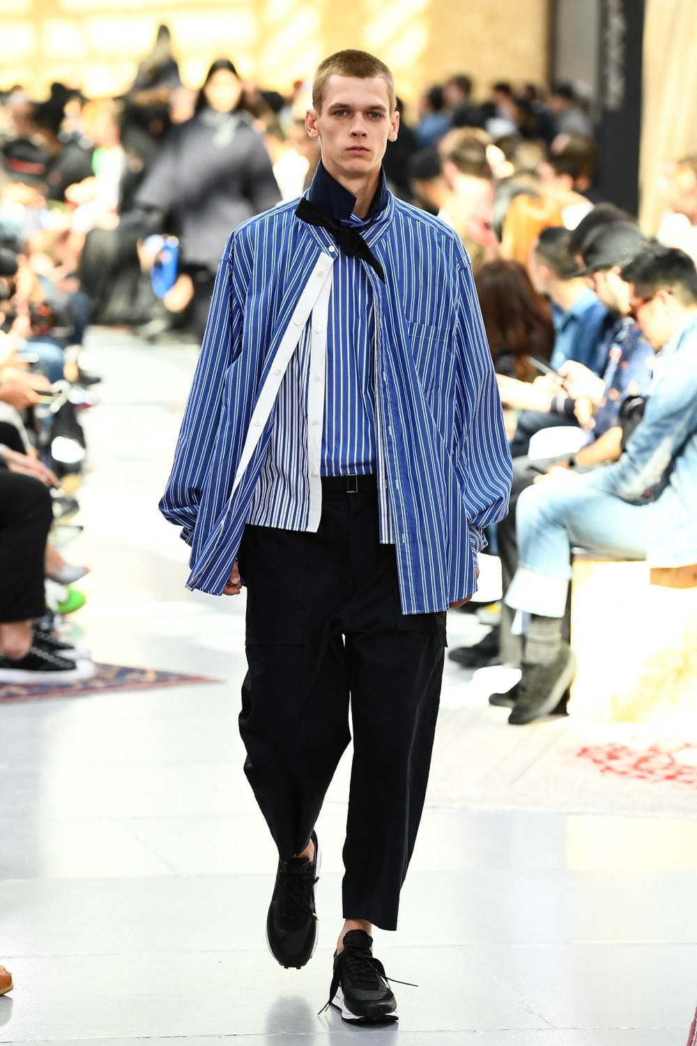 sacai 2020ss  コットンシフォンブラウス