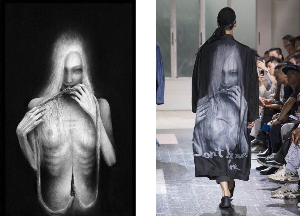 ヨウジヤマモト(Yohji Yamamoto) ばけものを描いて欲しい｜写真12