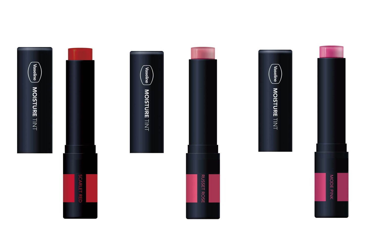 ヴァセリン、ティントリップ＆ほんのりピンク色付きリップ美容液デビュー