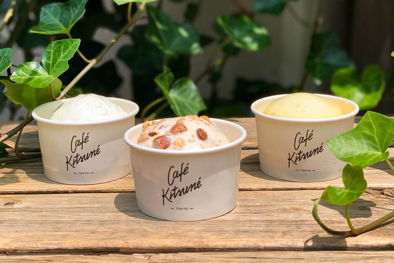 カフェ キツネ夏限定ジェラート、贅沢ナッツ＆石垣島パイナップルの新フレーバー登場 - 限定ドリンクも