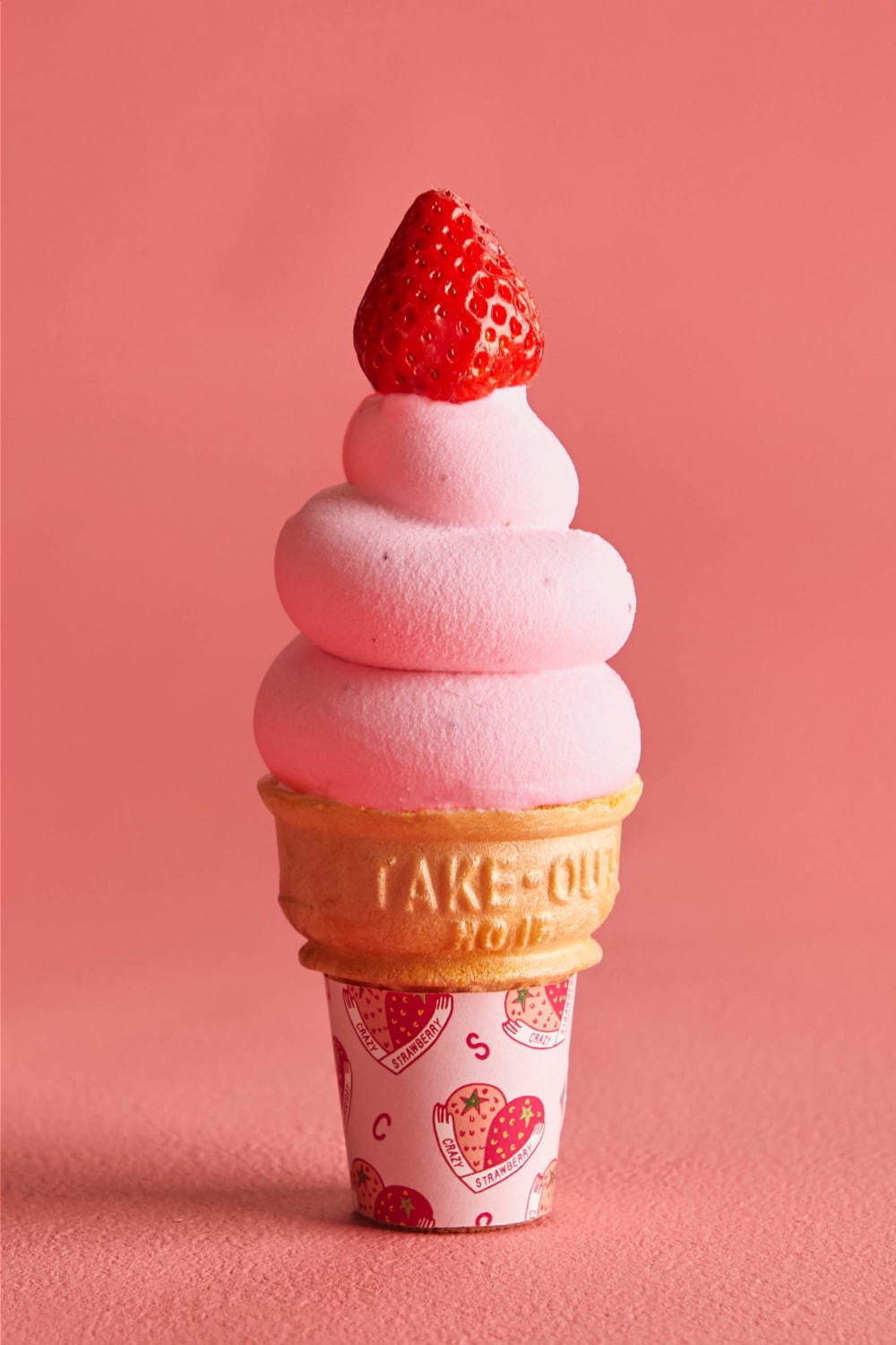 いちごのソフトクリーム 600円＋税