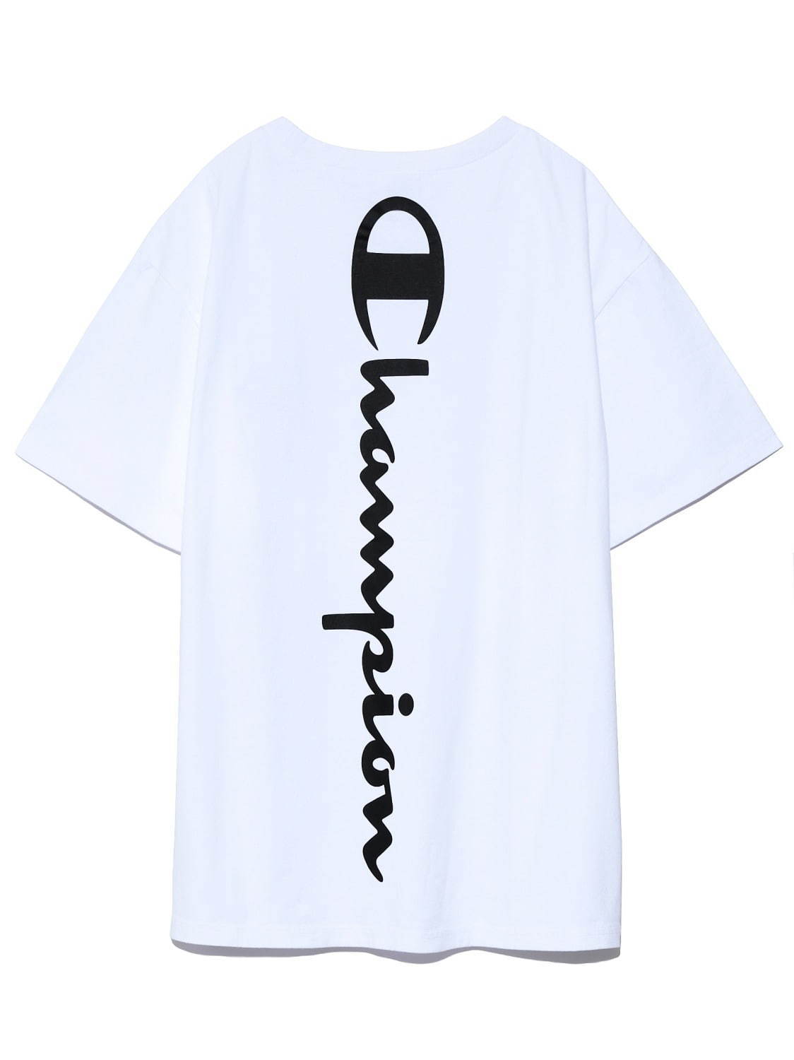 フレイ アイディー×チャンピオンのTシャツ＆ワンピース、袖や背面にロゴを配して｜写真7