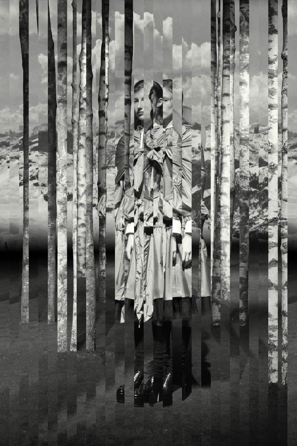 4 モンクレール シモーン・ロシャ 19年秋冬、パールやフラワーモチーフを配したダウン＆ドレスなど｜写真9