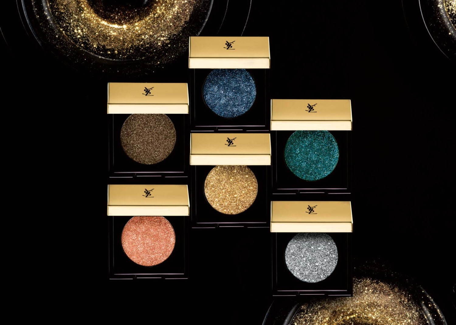 イヴ・サンローラン“まるでジュエリー”キラキラグリッターアイシャドウ「シークインクラッシュ」