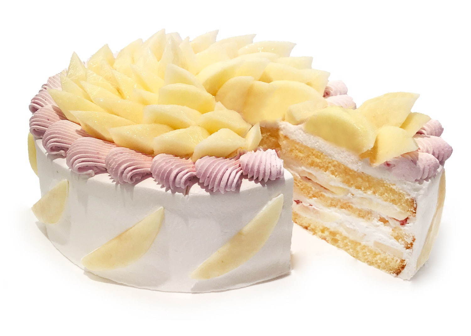 カフェコムサ“国産ブランドもも”のケーキ、濃厚マンゴー＆いちじくと桃のコラボケーキも｜写真8