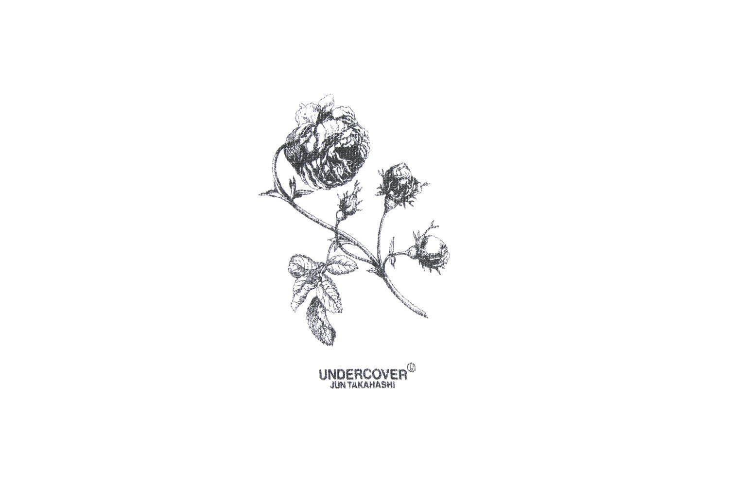 アンダーカバー×リタ、“U”ロゴに薔薇のグラフィックを配したユニセックスパーカー＆Tシャツ｜写真12
