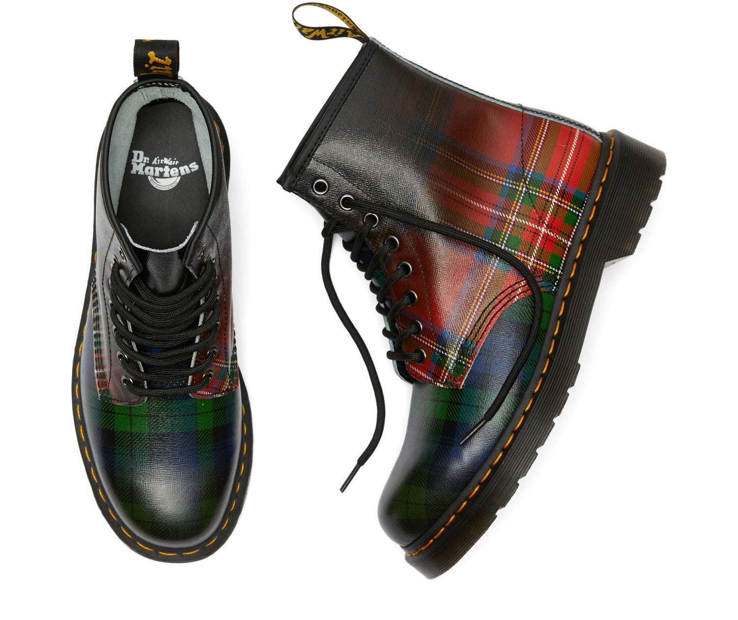 週末限定値下げ‼️Dr.Martens 8ホール タータンチェック UK4