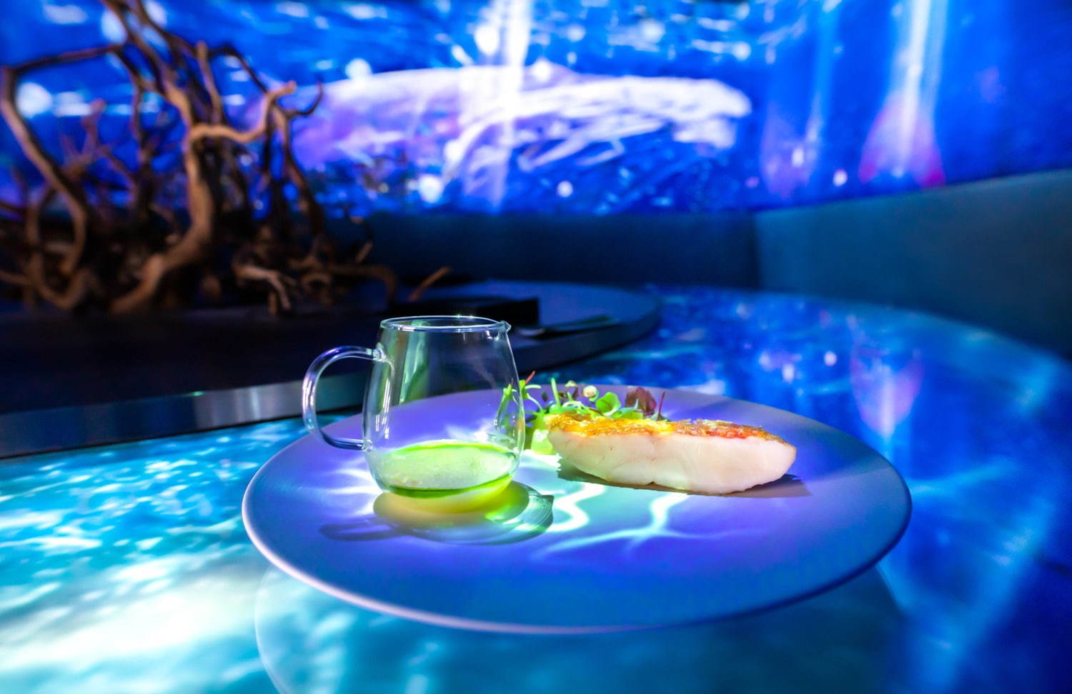 ネイキッド“夜の海”デジタルアート空間で楽しむ夏のディナーが代々木で｜写真4