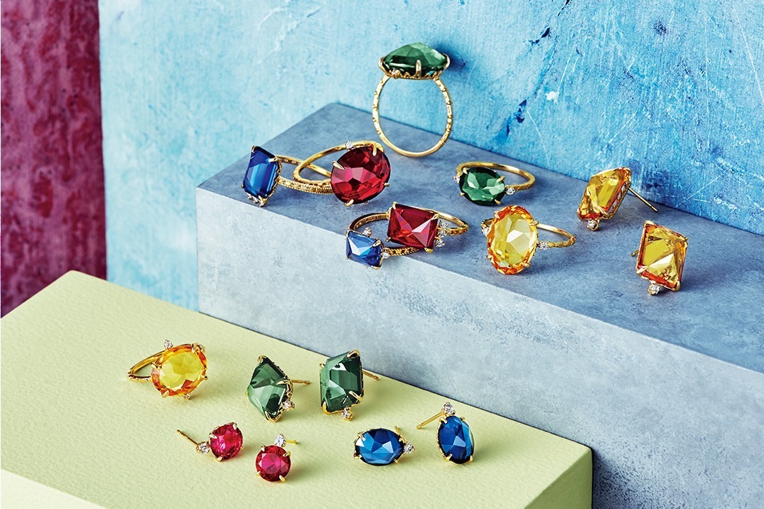 キュービックジルコニア｜ノジェス秋の新作アクセサリー、“北米のパリ”モントリオールが着想源のカラーストーンリング＆ピアス