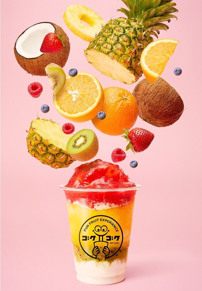 新スムージーブランド「ゴクゴク」1号店が神奈川・藤沢にオープン、果肉やゼリーを層にした鮮やかな一杯｜写真2