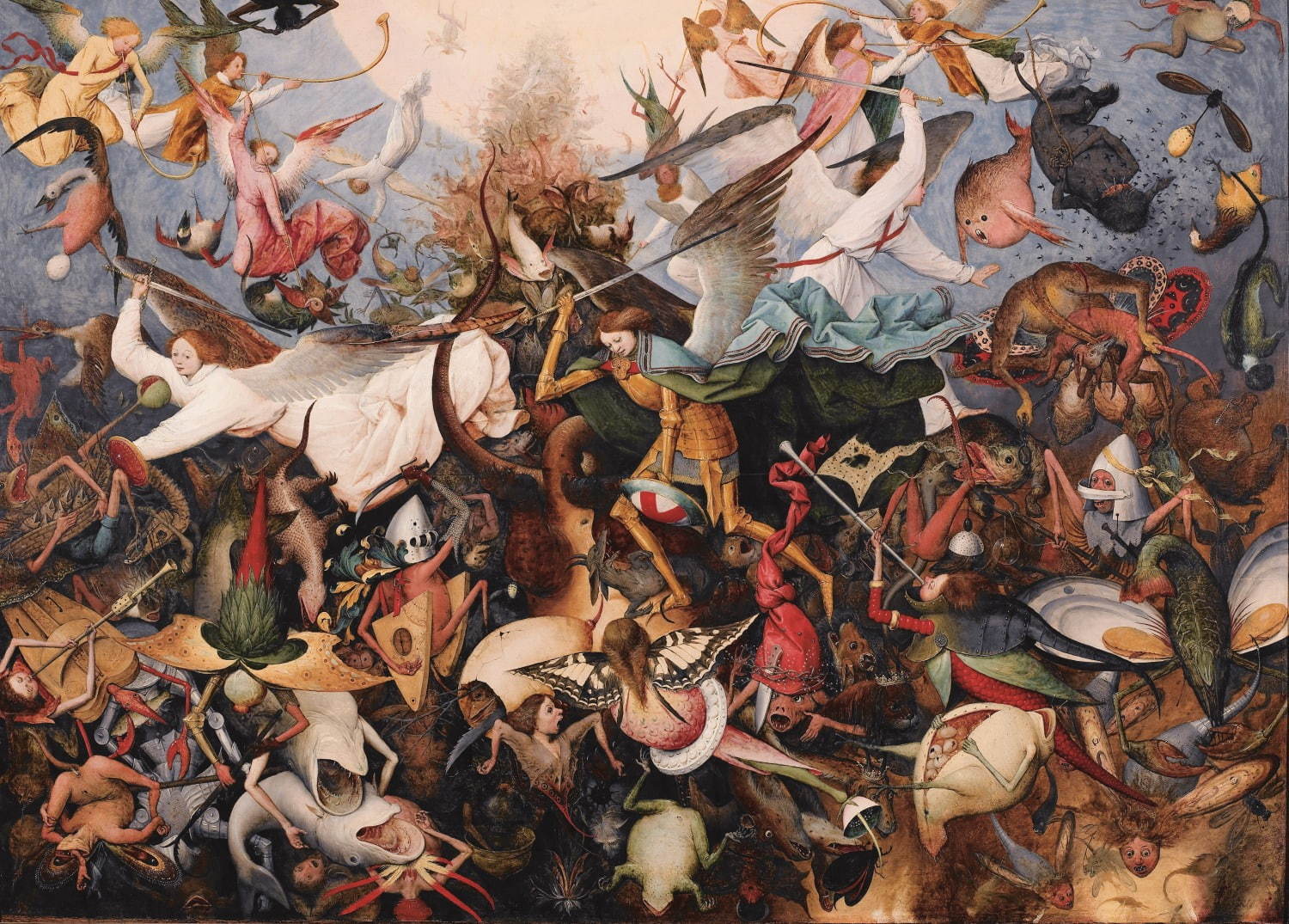 《反逆天使の転落》1562年 油彩 ブリュッセル ベルギー王立美術館所蔵 © Royal Museums of Fine Arts of Belgium, Brussels, photo: Grafisch Buro Lefevre, Heule