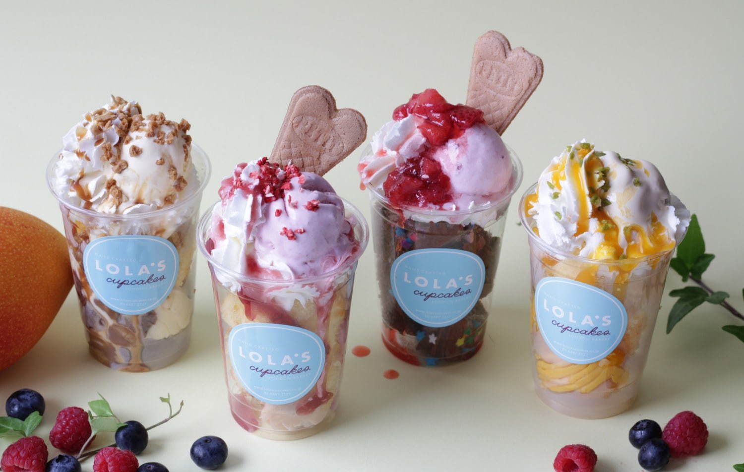 ブルーベリー｜ローラズ・カップケーキひんやり夏スイーツ、ハーゲンダッツアイスのサンデーや“飲むカップケーキ”