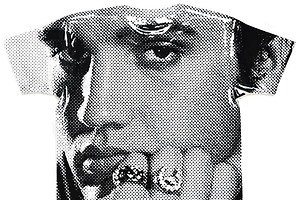 アレッジのグラフィックTシャツ、3人の現代アーティストとコラボ - バンドや広告を着想源に