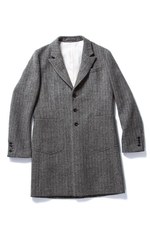 【soe】チェスターコート：ソーイ SOE READY TO WEAR(ソーイ) ウールチェスターコート ブラック