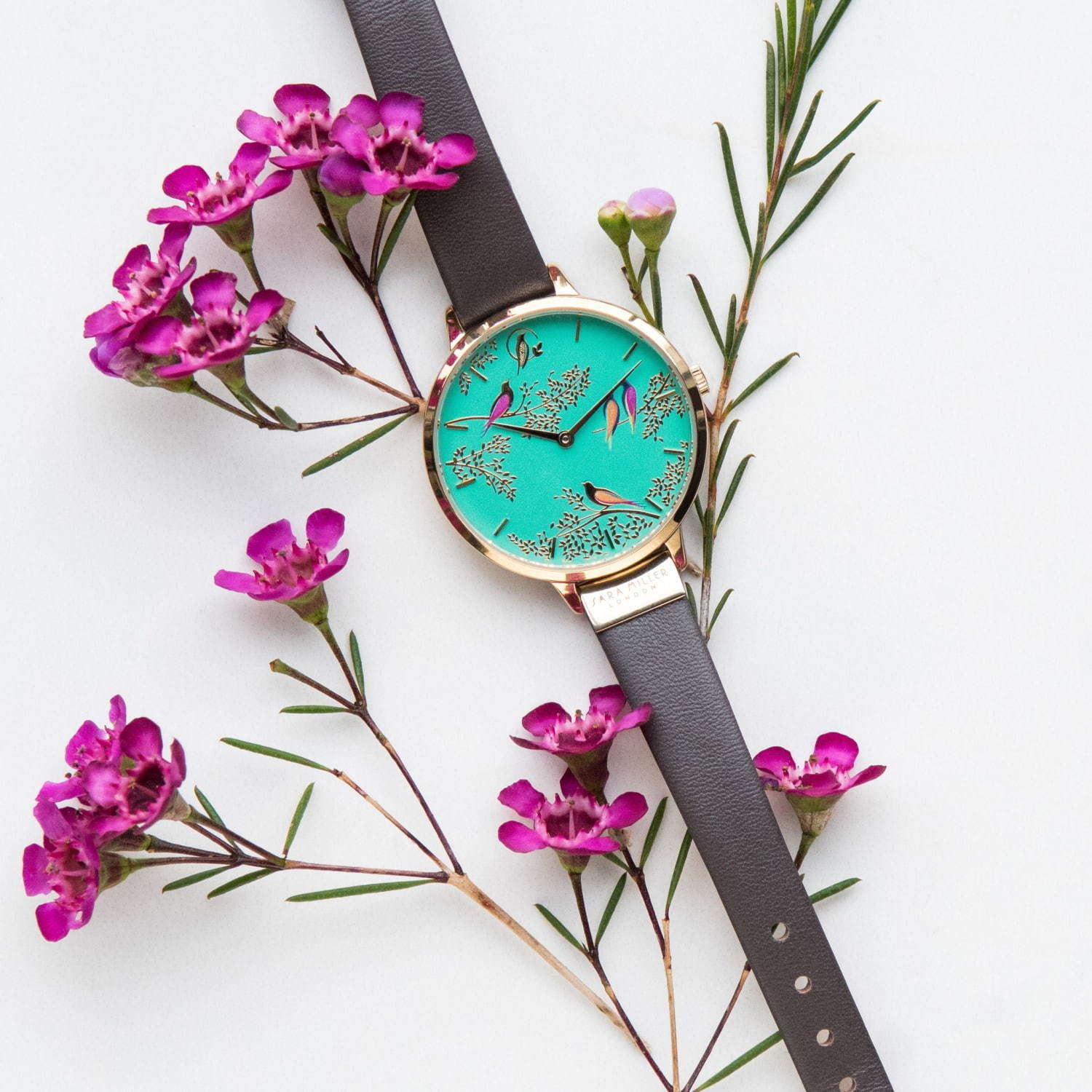 イギリス発 サラミラーロンドン の腕時計が日本初上陸 花や鳥を描いた色鮮やかな文字盤 ファッションプレス