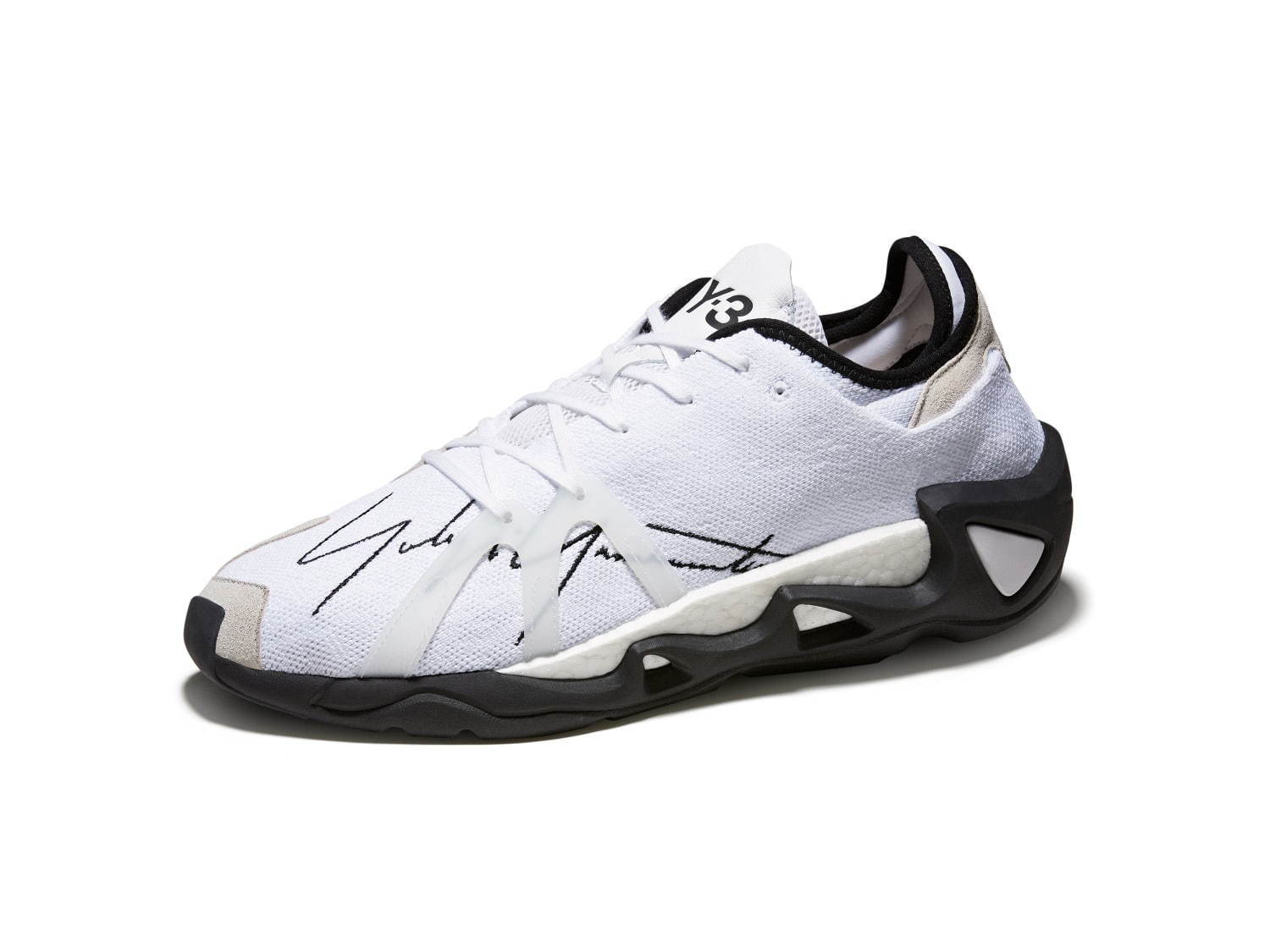 Y-3新作スニーカー、内側が見える変形ソール×山本耀司