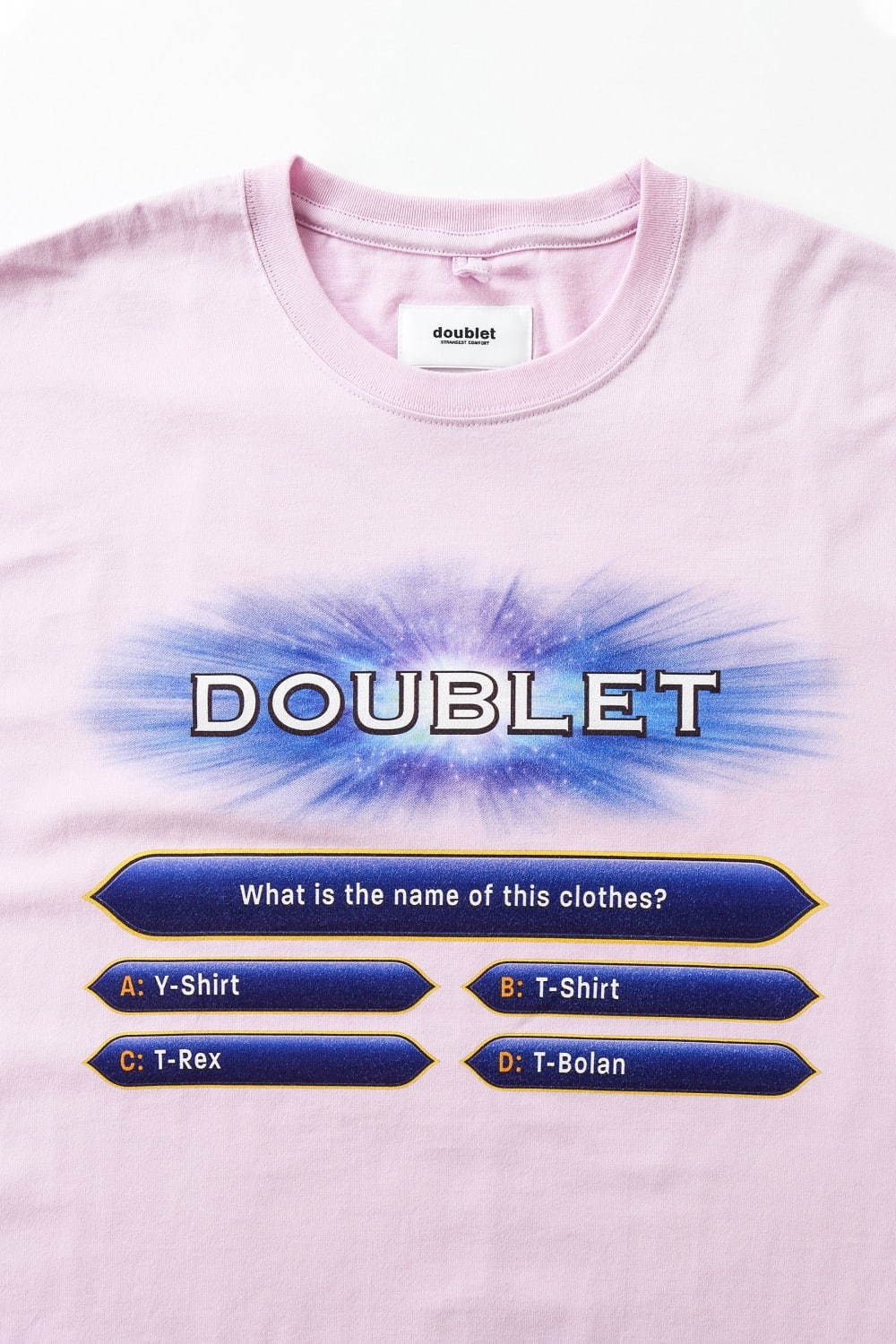 ダブレット×ウィズム、有名クイズ番組オマージュのTシャツ｜写真6