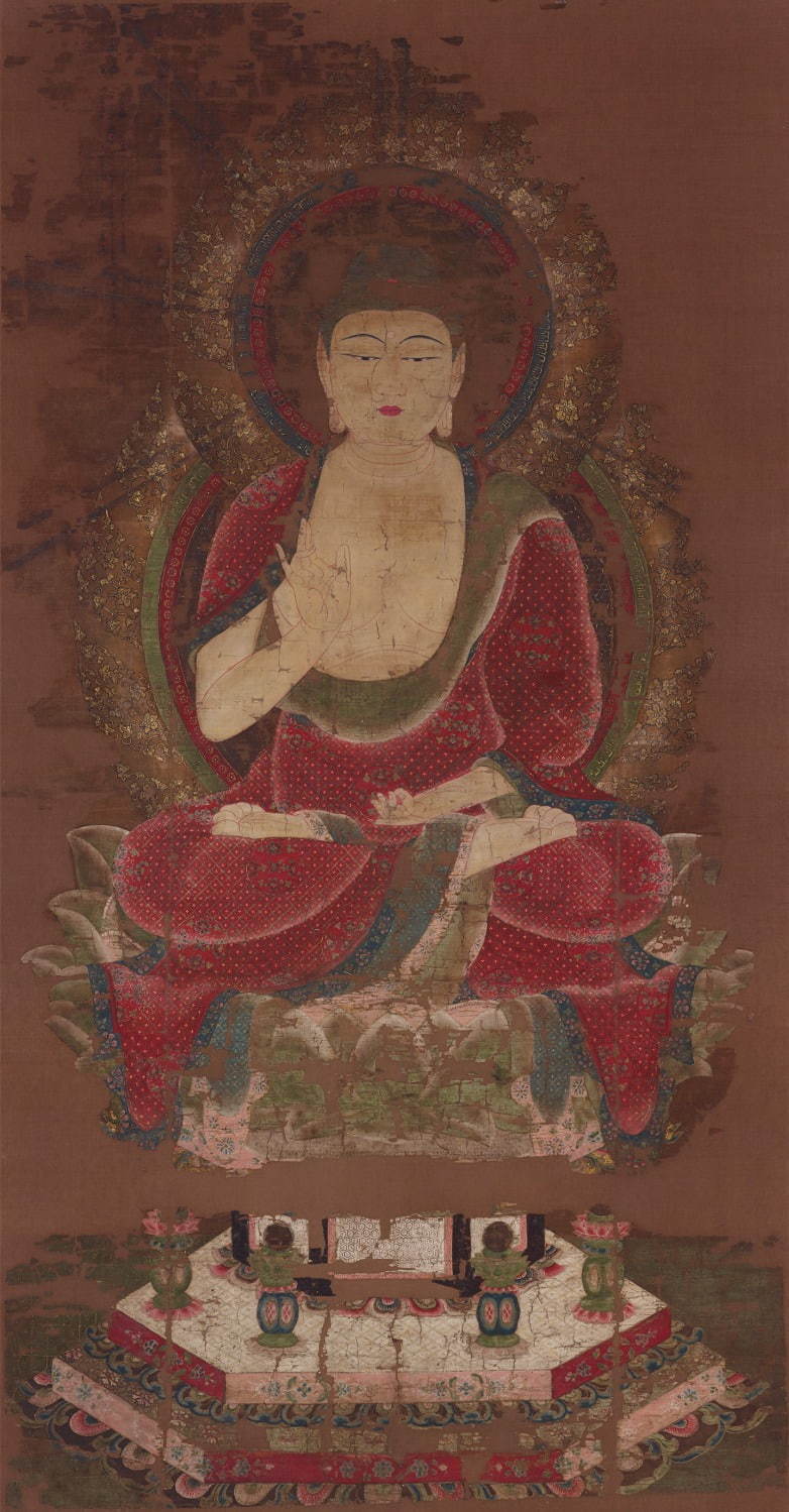 国宝 釈迦如来像(赤釈迦) 京都・神護寺蔵