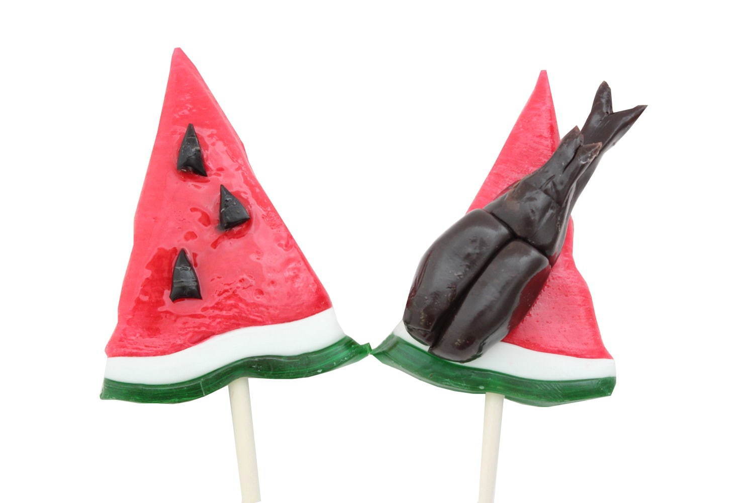 ロリポップキャンディー｜パパブブレ“本物そっくり”スイカ＆たこ焼きロリポップキャンディ、夏祭りミックスキャンディも