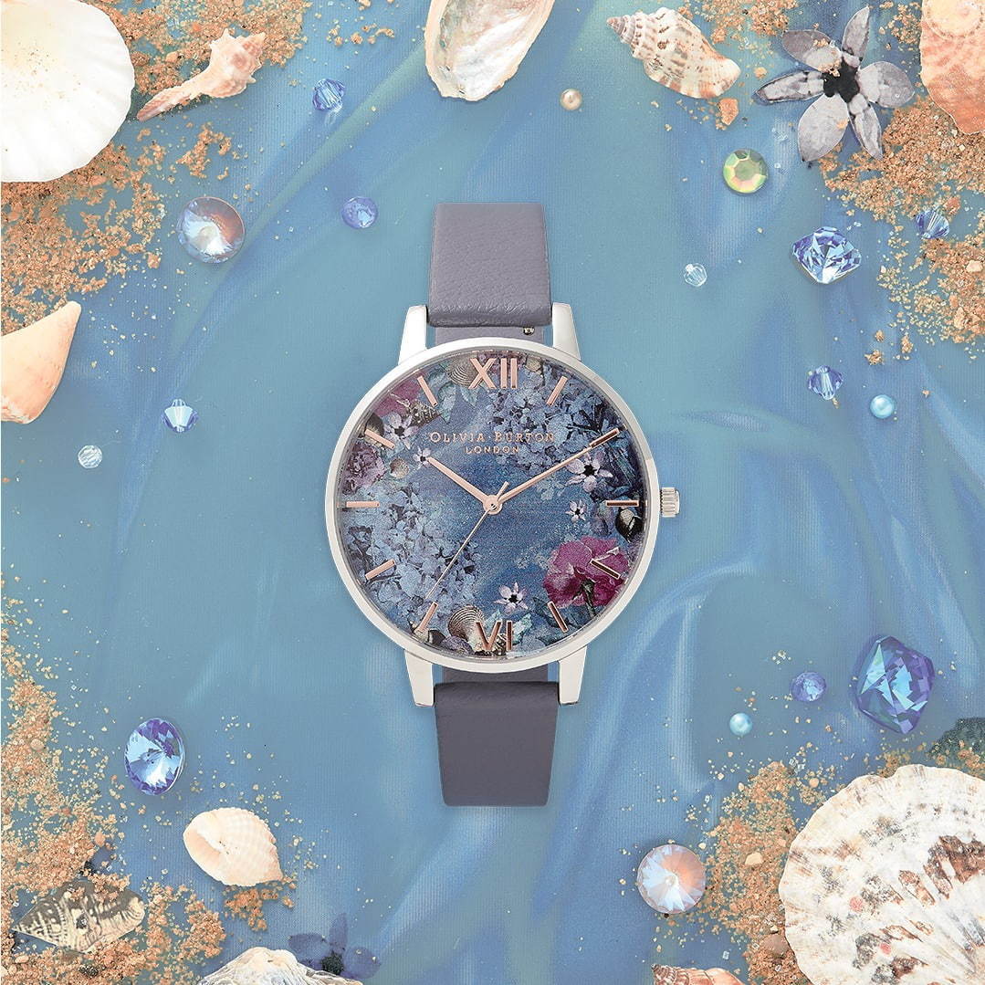 オリビア・バートン“海×花”の新作腕時計 - 煌めく海面を表現する文字盤、グラデーション色も - ファッションプレス
