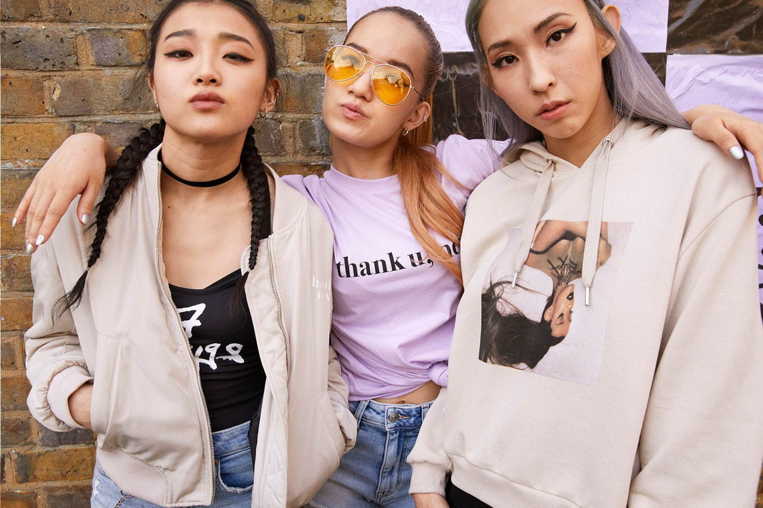 アリアナ グランデｘh M 新アルバム Thank U Next ロゴやジャケ写入りtシャツ ファッションプレス