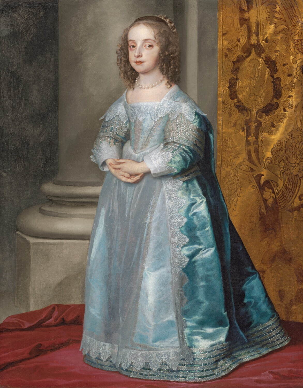 アンソニー・ヴァン・ダイク《メアリー王女、チャールズ1世の娘》1637年頃
Museum of Fine Arts, Boston, Given in memory of Governor Alvan T. Fuller by the Fuller Foundation