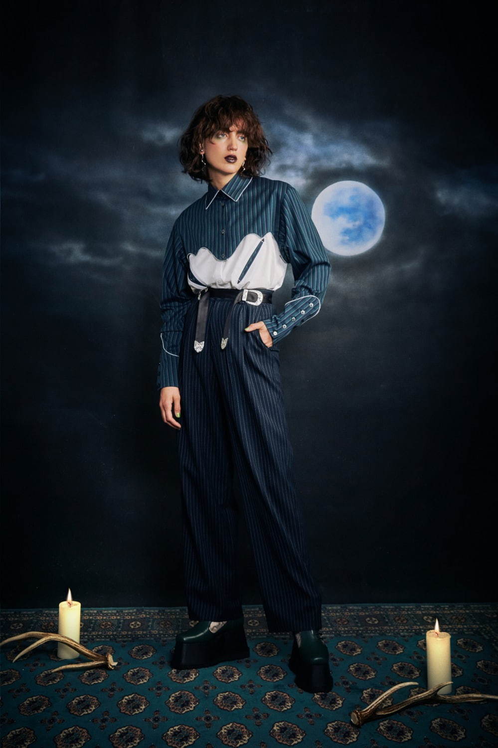 パメオポーズ 2019-20年秋冬コレクション - 魔女とカウボーイの運命的な出会い｜写真5