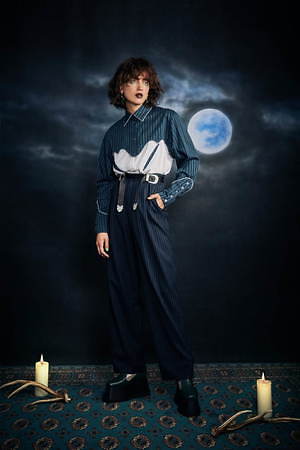 パメオポーズ 2019-20年秋冬コレクション - 魔女とカウボーイの運命的な出会い｜写真5