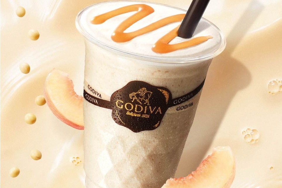 ゴディバ「ソイリキサー ホワイトチョコレート ピーチ」