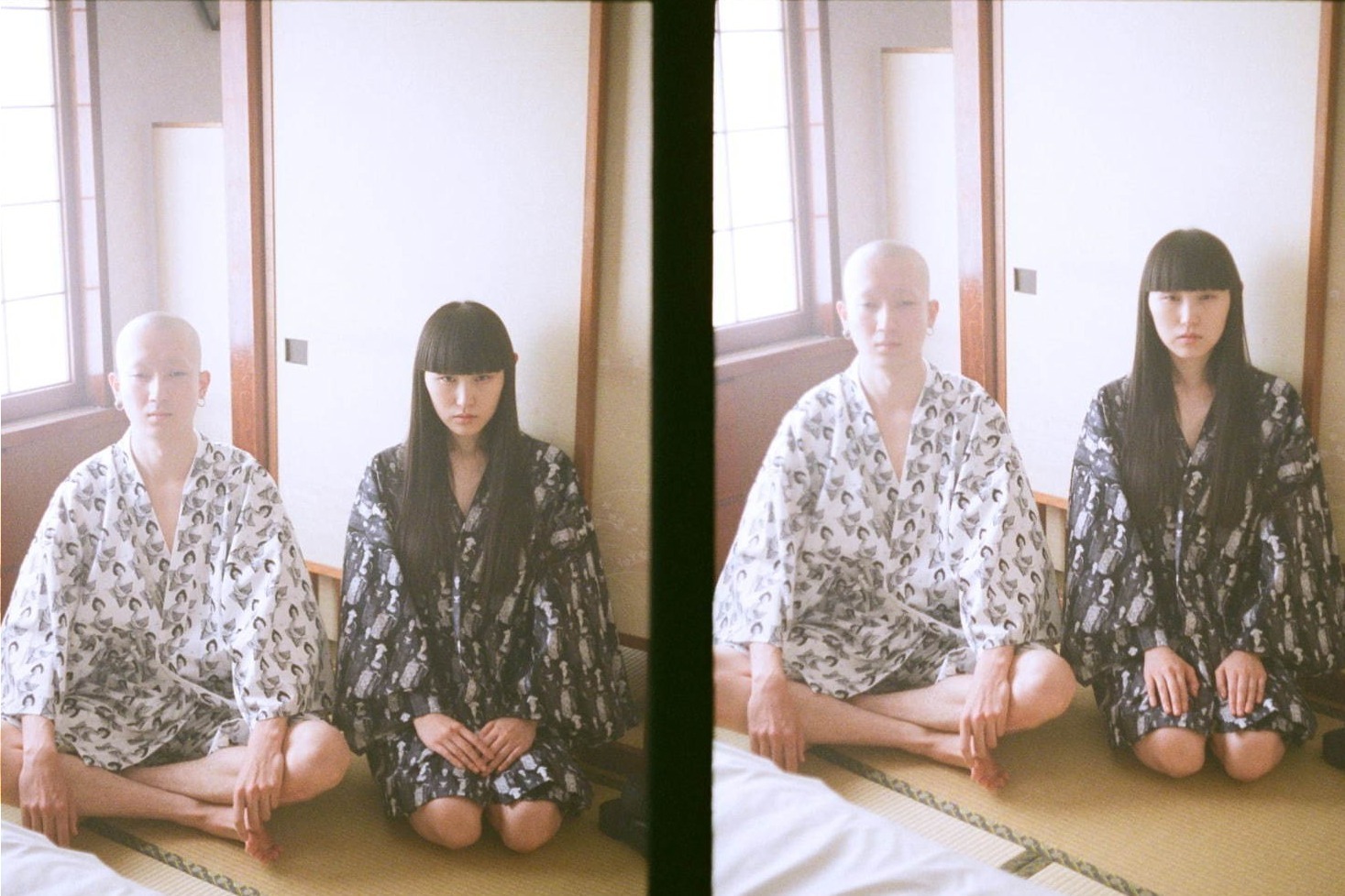 イクミ“デザイナーの親族”のフォトプリント入り甚平発売、4年ぶりに人気下駄の復刻も