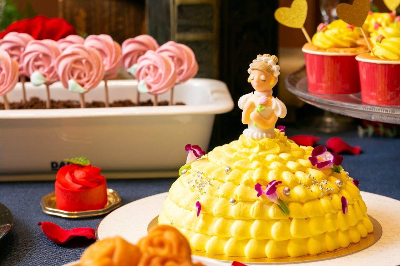 『美女と野獣』のデザートブッフェがストリングスホテル 名古屋で、プリンセスや薔薇モチーフのケーキ｜写真11