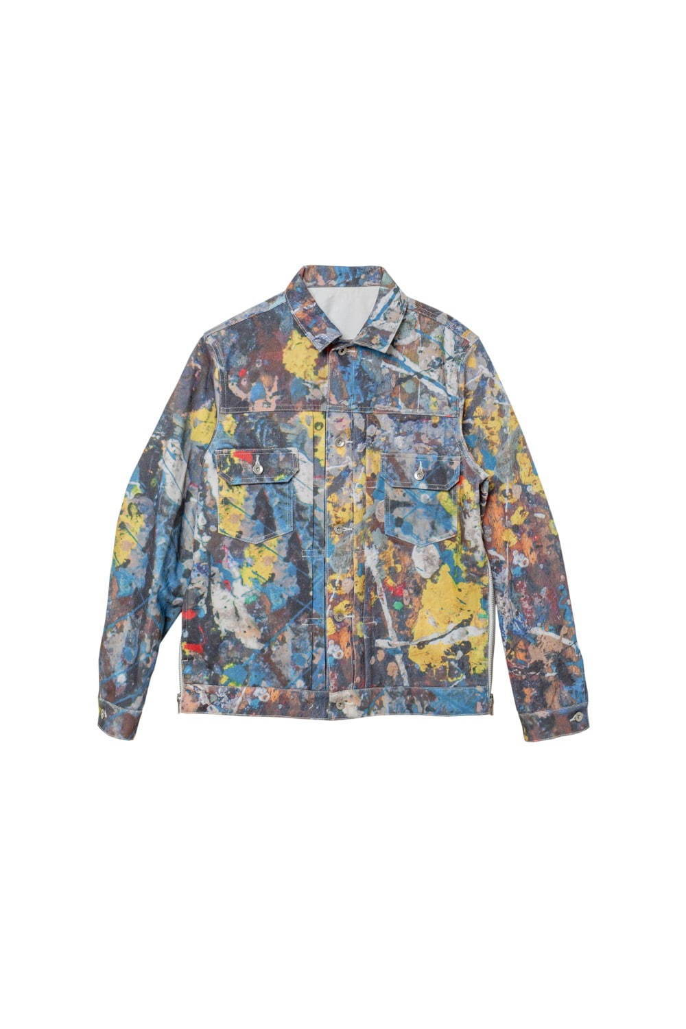 Denim Jacket Sacai × Jackson Pollock