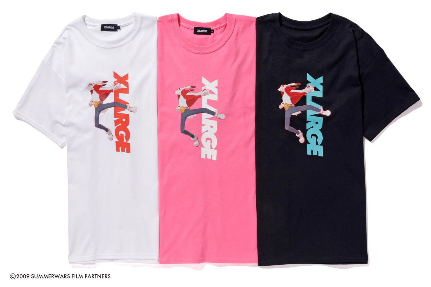 トップスXLARGE×SUMMER WARS Tシャツ 白 Ｍ