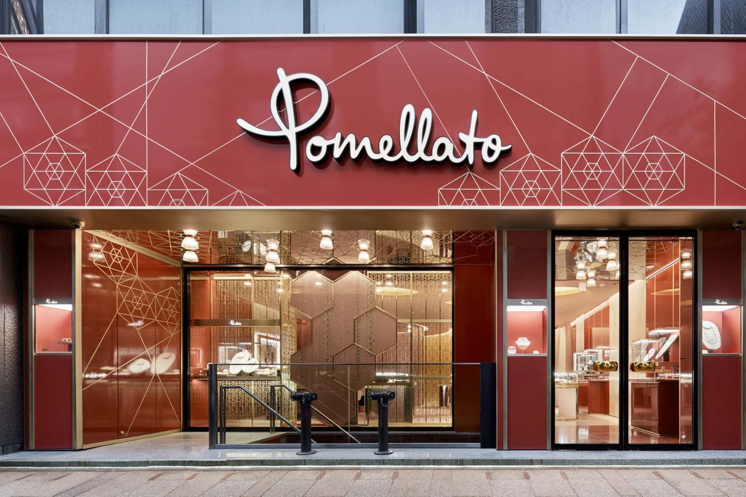 ジュエリーブランド「ポメラート」銀座に国内唯一の旗艦店、ローズクォーツ×カルセドニーのリングなど