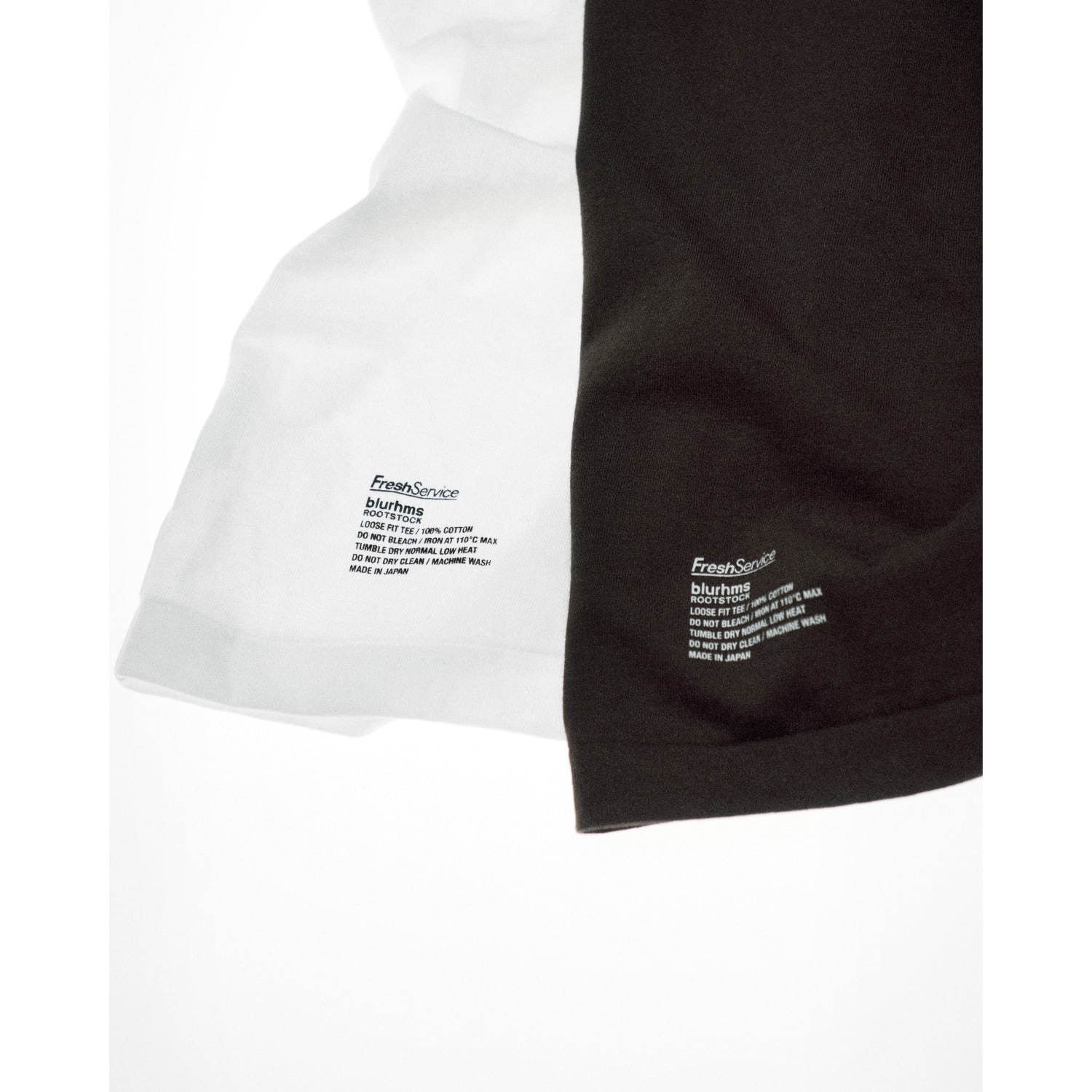 フレッシュサービス×ブラームス“製品表示”プリントのルーズTシャツ限定発売｜写真2