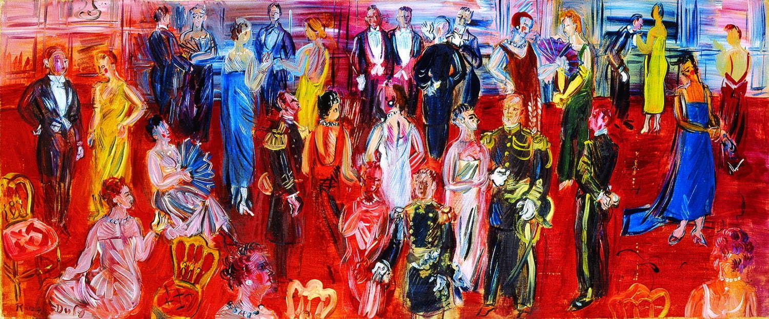 《公式レセプション》 1942年 油彩/キャンバス 大谷コレクション