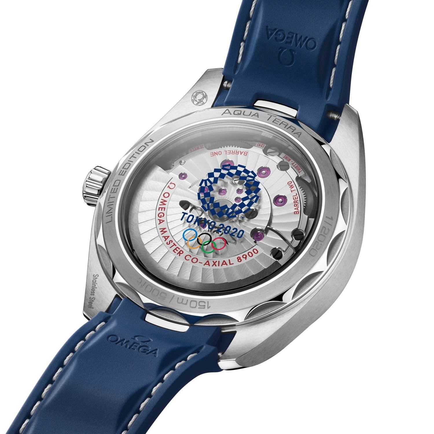 オメガから東京 2020 オリンピック限定腕時計、ブルー＆ホワイトダイアルのシーマスター｜写真4