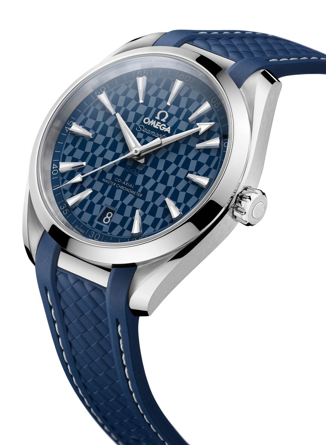 オメガから東京 2020 オリンピック限定腕時計、ブルー＆ホワイトダイアルのシーマスター｜写真2
