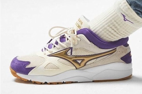 ロンドン発｜ミズノ×フットパトロールのスニーカー、レトロカラー＆異素材のコンビネーションアッパー