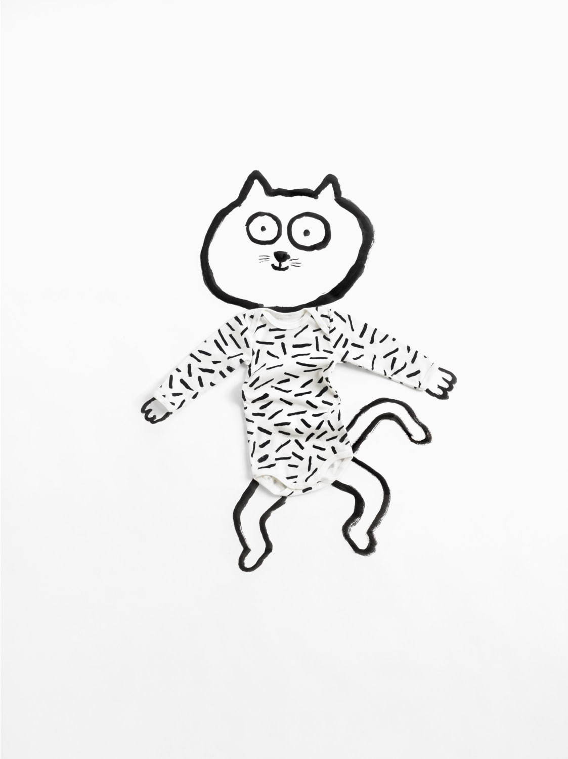 プチバトー“猫・犬・シマウマ”を表現した縞模様やドット柄ウェア、ジャン・ジュリアンとコラボ｜写真6