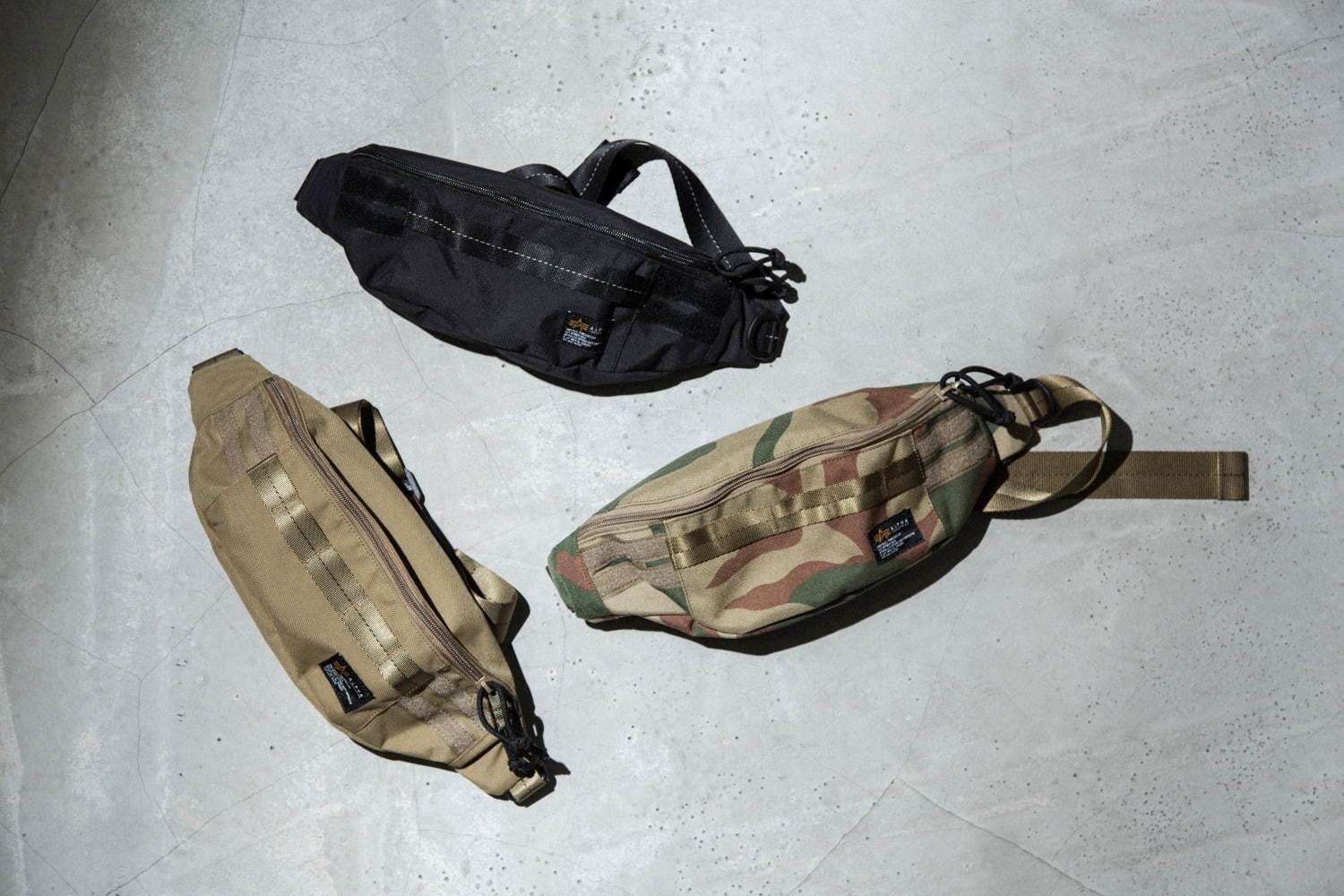 アルファ インダストリーズ“MA-1”のフライトナイロン着想の新作バッグ、サコッシュやバックパック｜写真14
