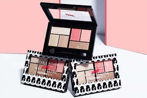 メイベリン×アリス アンド オリビアの限定コスメ、“ステイシー フェイス”の6色ミニパレットやリップ