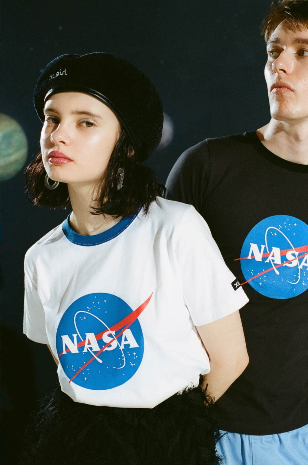 X-girl×NASAのTシャツ - 宇宙飛行士やNASAマークプリント、“宇宙服”モチーフも｜写真3